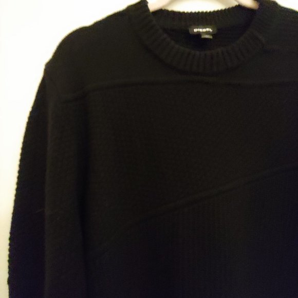 Diesel Black Crewneck Sweater - Picture 3 of 15